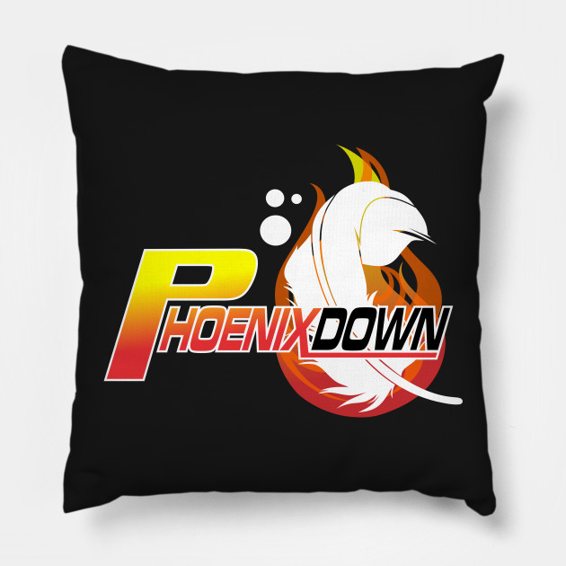 Phoenix Down Fantasy Pillow Teepublic
