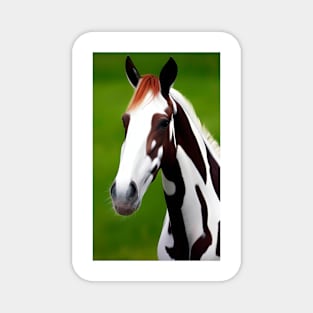 Painted Horse Pony Digital Artwork Magnet