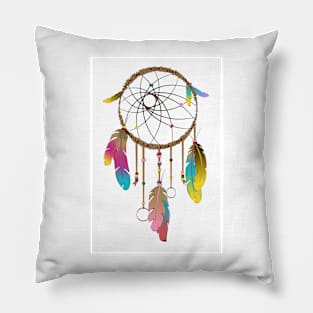 Dreamcatcher Rainbow Pillow