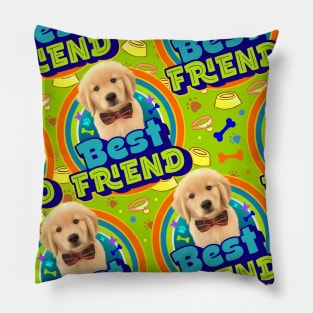 golden retriever puppy Pillow