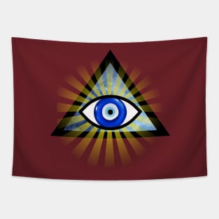 Evil Eye Protection - All Seeing Eye Tapestry