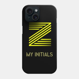 Letter Z Initials Unique Name T-Shirt Phone Case