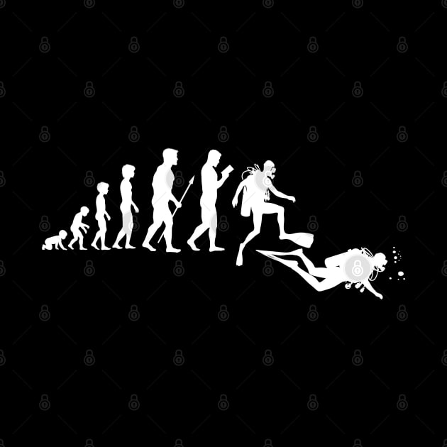 Evolution Man Scuba - White by TotallyRadGames