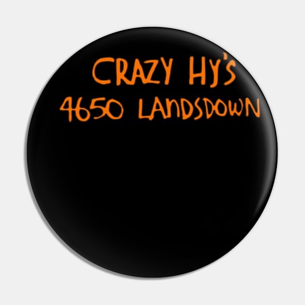 Crazy Hy's - SCTV Pin by Radian's Art