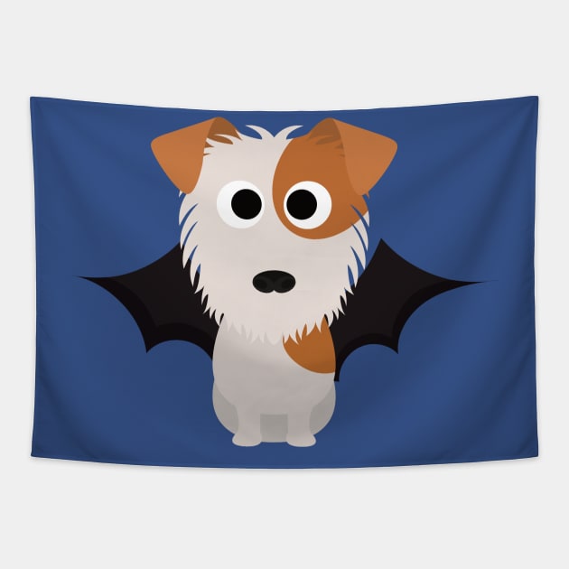 Jack Russell Halloween Fancy Dress Costume Tapestry by DoggyStyles