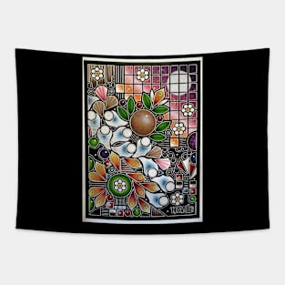 Moon At The Window Tapestry