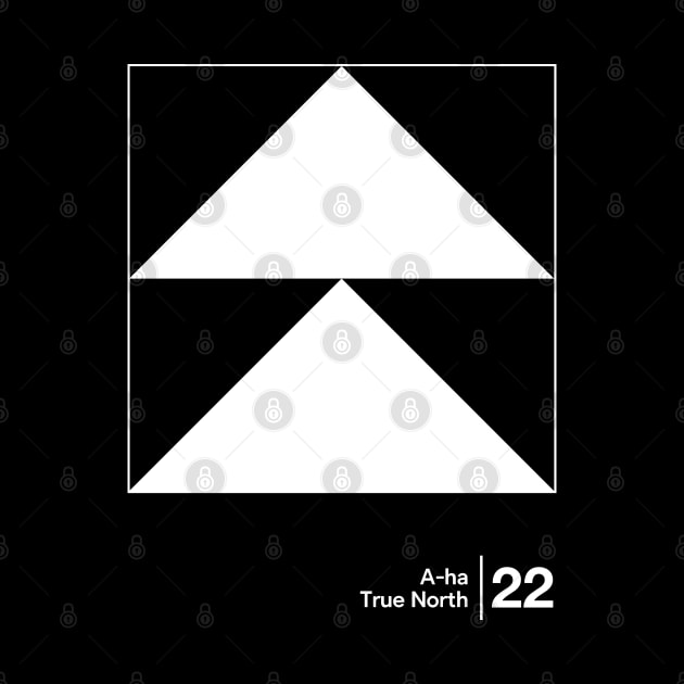 True North / Minimalist Style Graphic Artwork by saudade