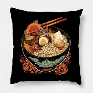 Ramen bowl, foodie gift, ramen lovers Pillow