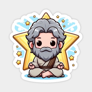 Cute Moses Cartoon Magnet