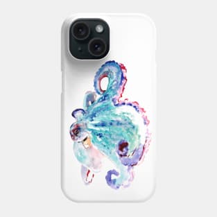 Turquoise Octopus Phone Case