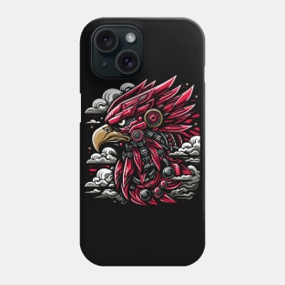 eagle illustration mecha Phone Case