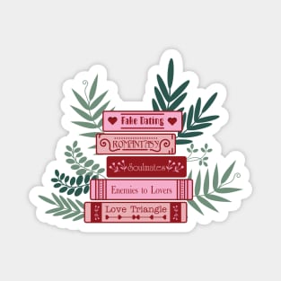 Bookish aesthetic | Romance tropes | Book stack Magnet