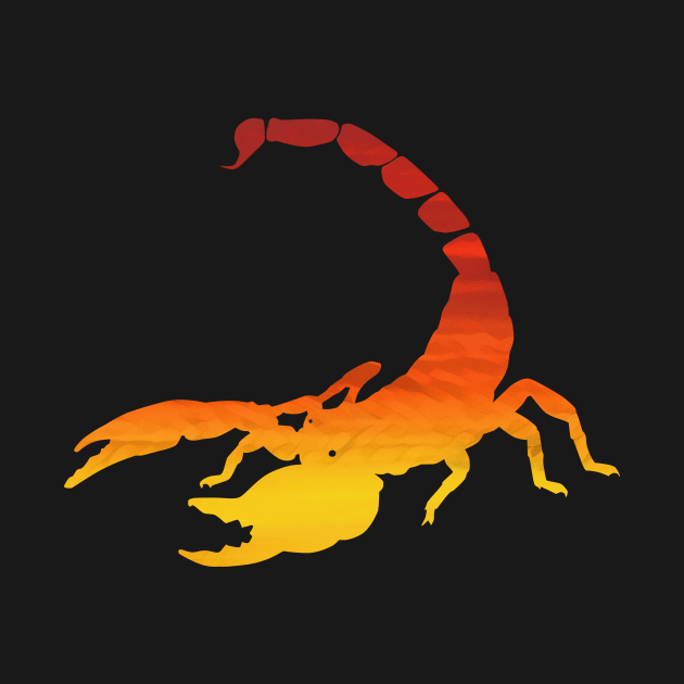 Scorpion In Sunset Colors by PhotoArts