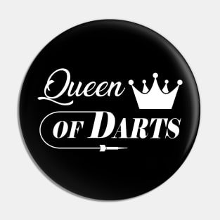 Queen of darts Pin