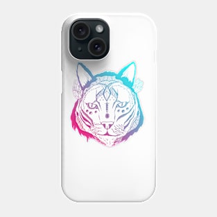 Dual Color Mystical Tribal Cat Phone Case