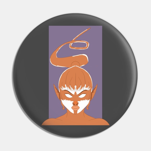 ELF GIRL Pin by droidmonkey