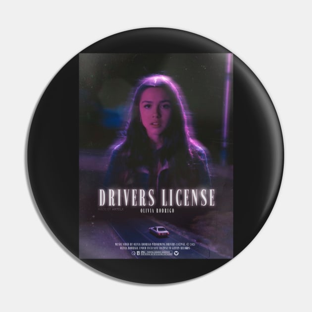 DRIVERS LICENSE Pin by ARTCLX