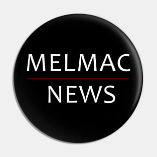 Melmac News Tee Pin