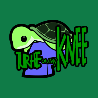 Turtle on my knee T-Shirt