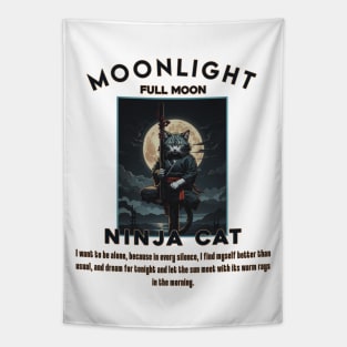 Cute ninja cat Tapestry