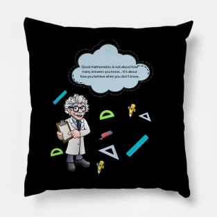 Math science colorful design Pillow