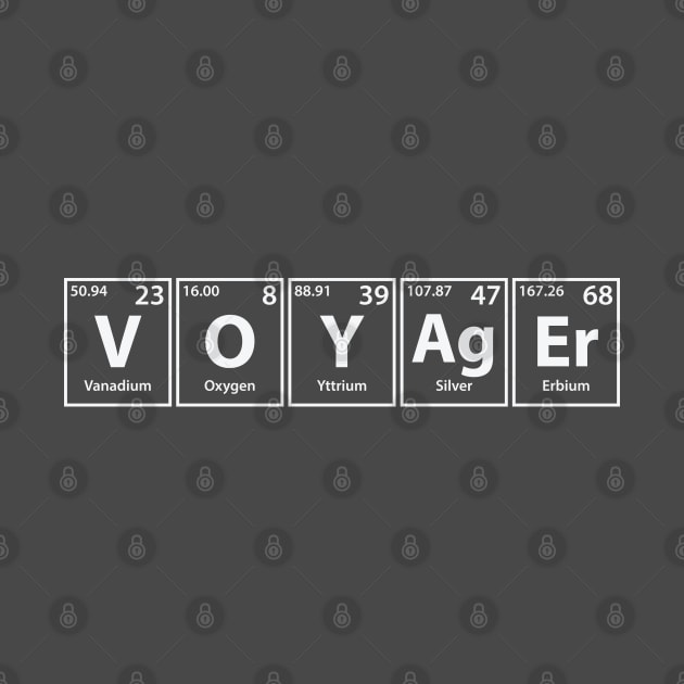 Voyager (V-O-Y-Ag-Er) Periodic Elements Spelling by cerebrands