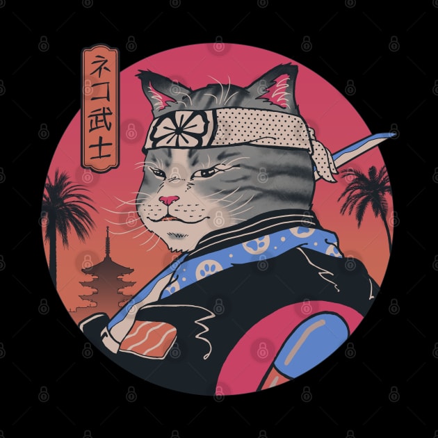 Samurai Cat by Vincent Trinidad Art