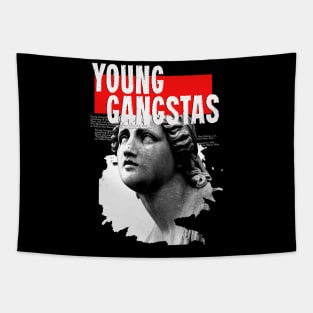 Young Gangstas hiphop Tapestry