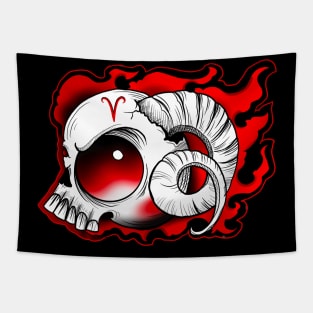 Aries skull Tapestry