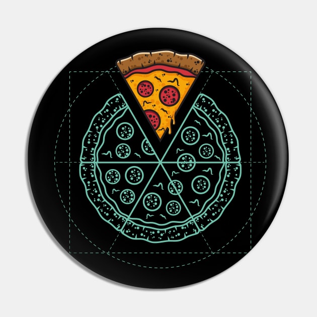 The Vitruvian pizza Pin by redwane