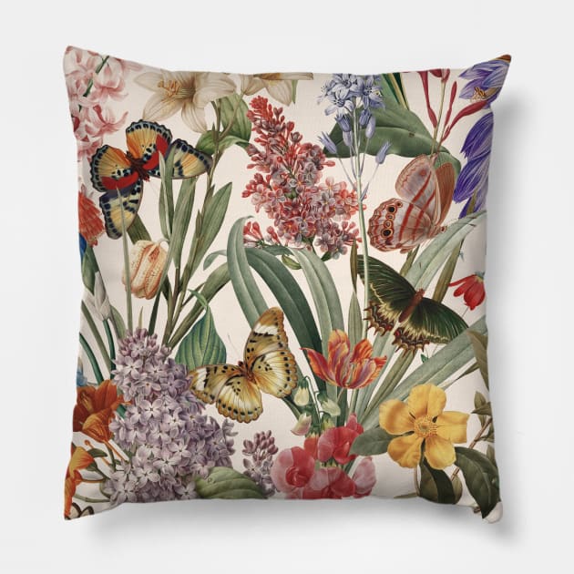 Isolated Blooms III Pillow by burcukorkmazyurek