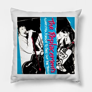 Sorry Ma, Forgot to Take Out the Trash 1981 Punk Throwback Pillow