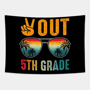 Peace Out 5th Grade  Graduation Last Day Of School Tapestry