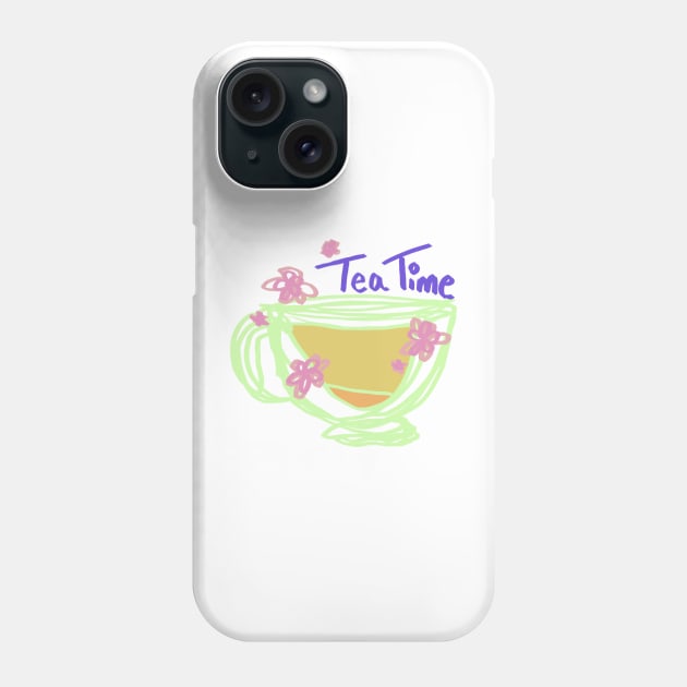 Tea Time Phone Case by moonehrules