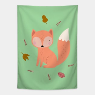 Baby fox Tapestry