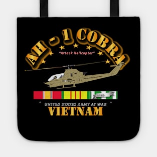 Army - AH-1 Cobra w VN Svc Ribbons Tote