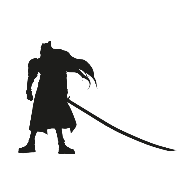 Minimalist Sephiroth, Final Fantasy 7 by PWCreate