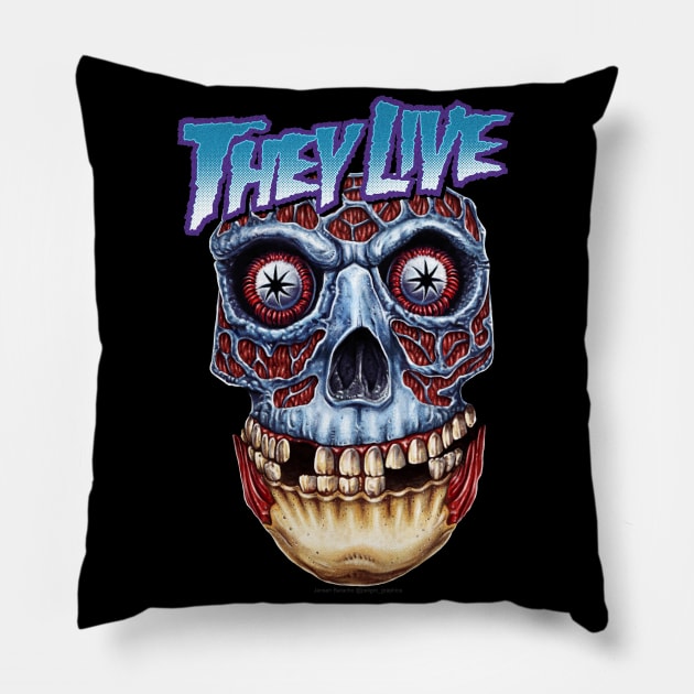 They live Pillow by PeligroGraphics