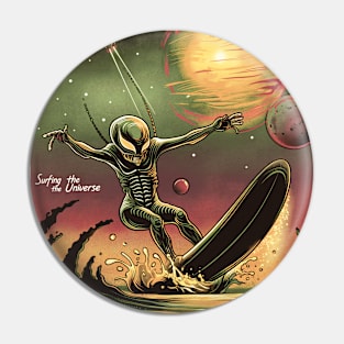 Alien surfing 88068 Pin