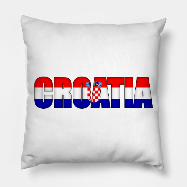 Croatia Pillow by SeattleDesignCompany