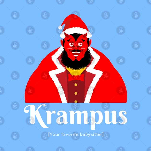 Krampus is your favorite babysitter Krampusnacht Christmas Joke by Witchy Ways