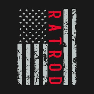 Rat Rod American Flag T-Shirt