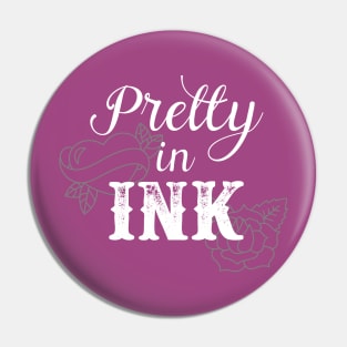 Funny Tattoo Girl Design Pin