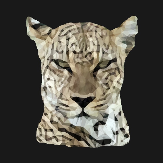 Leopard Polygon - Kenya / Africa by T-SHIRTS UND MEHR