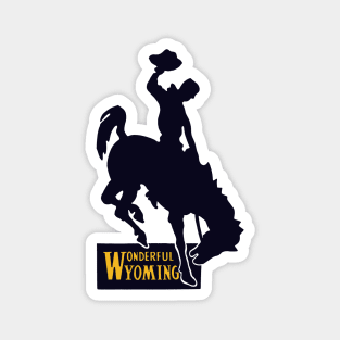 1940s Wonderful Wyoming Magnet