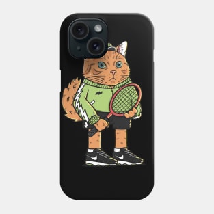 Badminton Cat Sport Club Phone Case