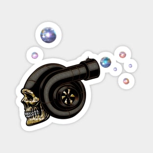 Awesome funny skull Magnet