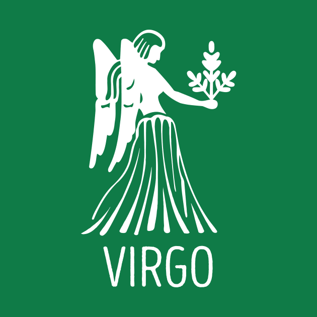 Astrological Zodiac Tee Shirts - Virgo the Maiden by Nonstop Shirts