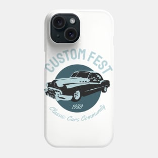 custom fest 1980 classic cars community Phone Case