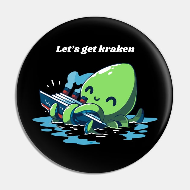 let's get kraken white Pin by Typography Dose